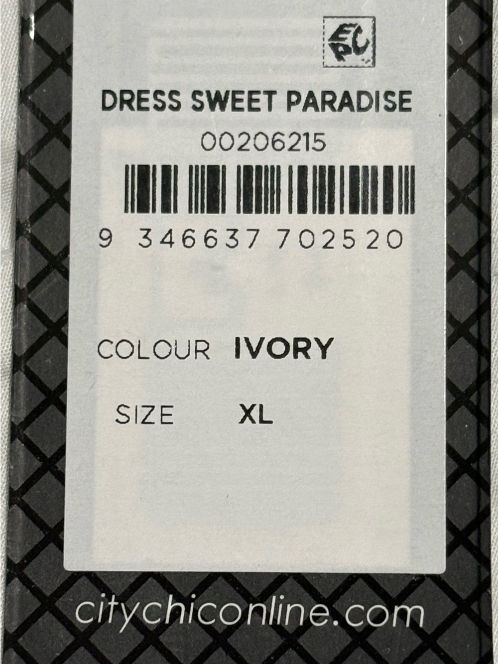 City Chic Sweet Paradise Off the Shoulder Plus Dress Size 22 MSRP $109 NWT - Picture 9 of 12